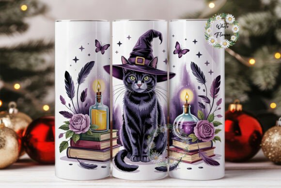 Mystical Cat 20oz Tumbler Wrap
