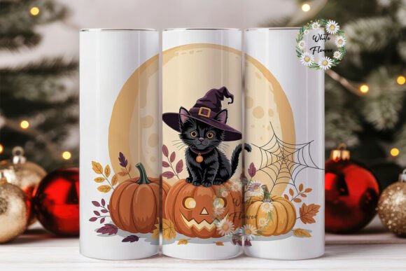Spooky Kitten Halloween 20oz Tumbler
